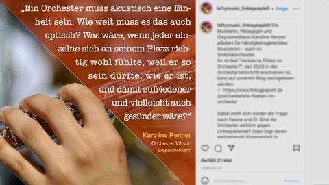 Linksgespielt Instagram-Account