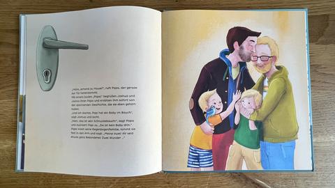 "Papi, hast du ein Baby im Bauch?" - so heißt das Buch von Marcel Kahl.