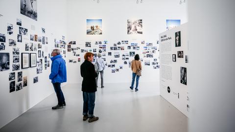 Einblick in die Ausstellung im Kunstforum der TU Darmstadt