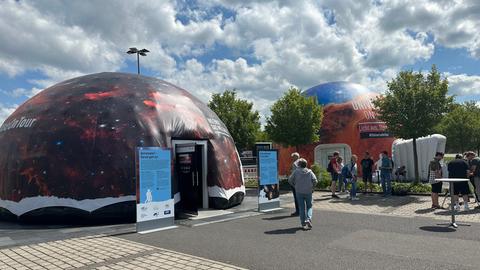 Mobiles Planetarium in Fulda