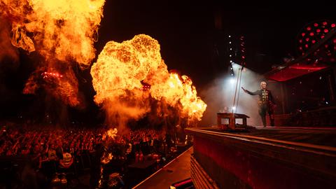 Kein Rammstein-Konzert ohne massenhaft Pyrotechnik