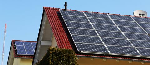 Solaranlage auf einem Einfamilienhaus