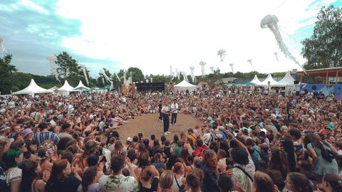 Ein Konzert beim Stadt ohne Meer in Gießen.