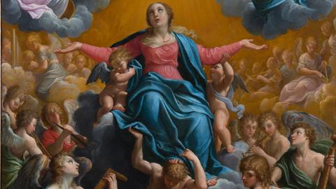Guido Reni, Himmelfahrt Mariens, ca. 1596–1597