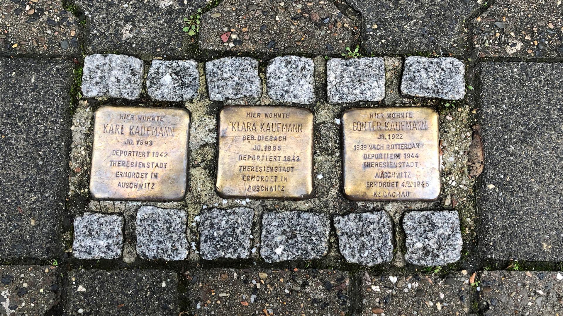 20 Jahre Stolpersteine in Frankfurt Mahnmale in der Nachbarschaft