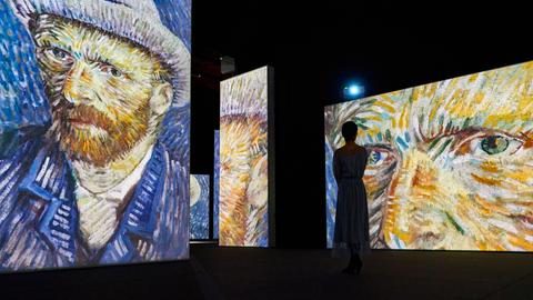 Ausstellungsansicht Van Gogh Alive
