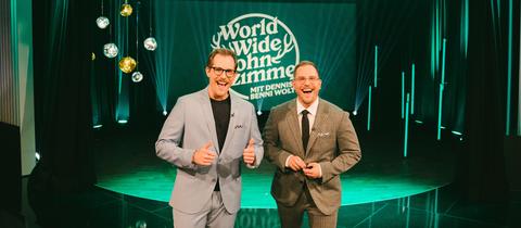 Benni und Dennis Wolter moderieren die Kult-Serie "Word Wide Wohnzimmer"