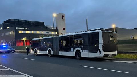 Busunfall am Frankfurter Flughafen