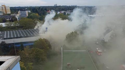 Mainz-Kostheim Brand Hallenbad