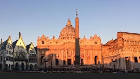 Der Petersdom in Rom.
