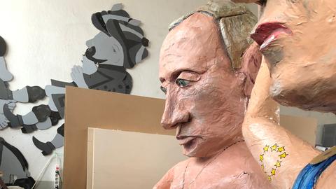 Karnevalsfigur von Wladimir Putin