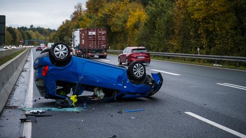 Unfall auf der B26 bei Dieburg