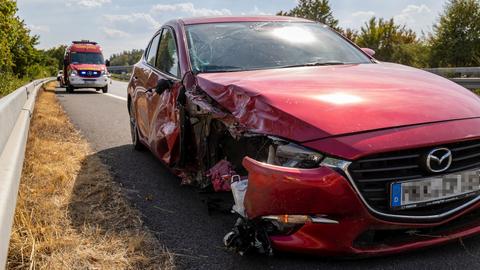 Unfall auf der B45