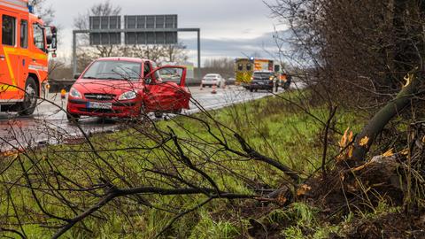 Unfall auf der A60