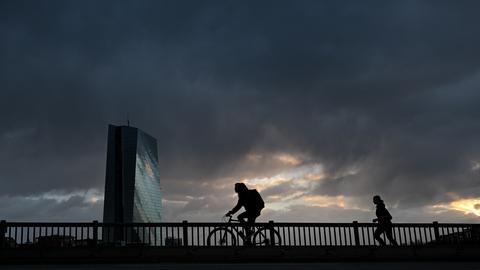 Orkantief Ylenia in Frankfurt