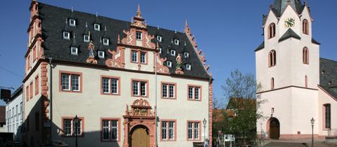 Der Marktplatz von Groß-Umstadt