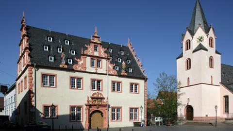 Der Marktplatz von Groß-Umstadt