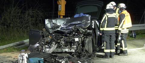 Unfall auf A67 bei Lorsch