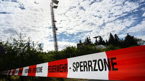 Feuerwehr Absperrung Meißner