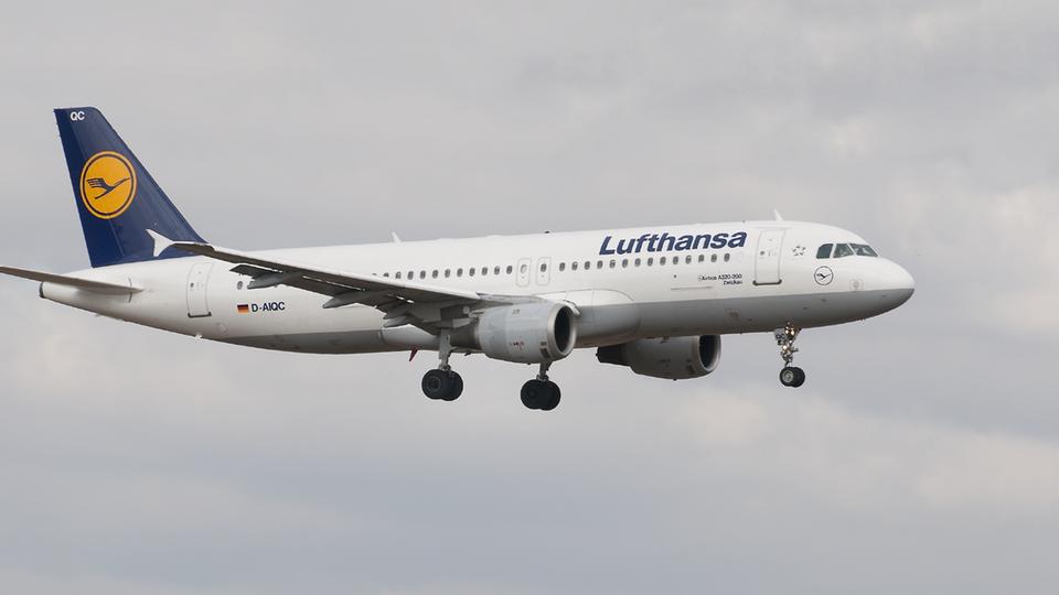 Ein A320-200 der Lufthansa