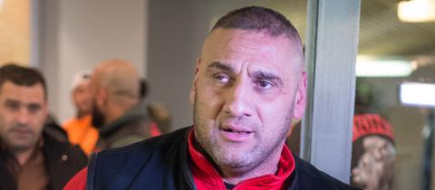 Aygün Mucuk bei einer Boxveranstaltung in Offenbach im Februar dieses Jahres.