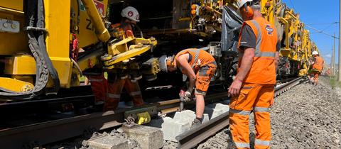 Bahn-Bauarbeiten auf Strecke zwischen Fulda und Kassel 