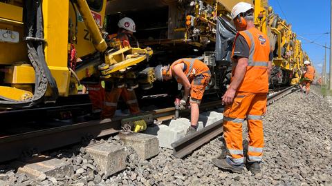 Bahn-Bauarbeiten auf Strecke zwischen Fulda und Kassel 