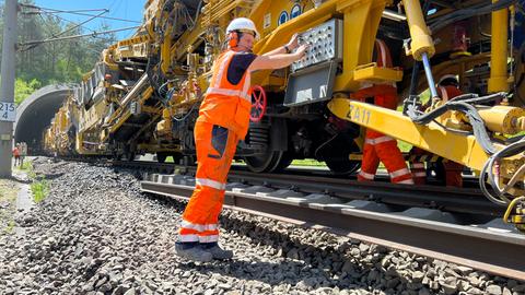 Bahn-Bauarbeiten auf Strecke zwischen Fulda und Kassel 