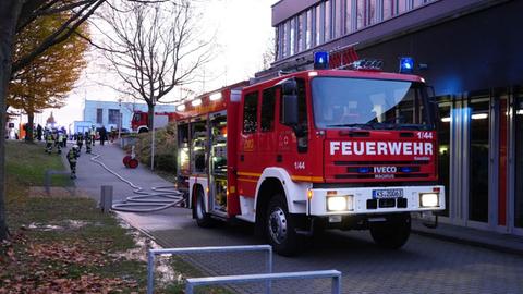 Feuerwehr-Einsatz in Baunataler Schule