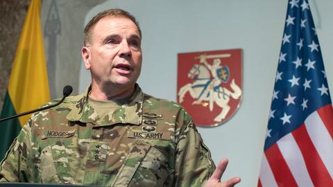 Ben Hodges, Oberkommandierender der US-Armee in Europa, auf einem Foto von 2017