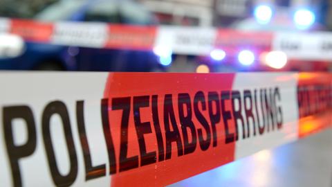 Polizeiabsperrung