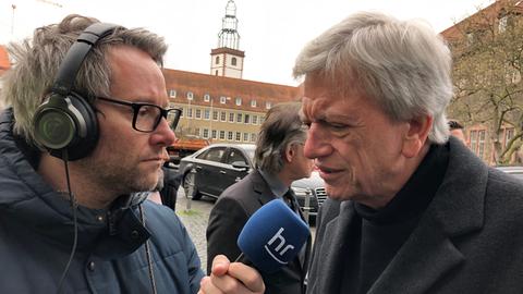 Bouffier vor Ort in Hanau