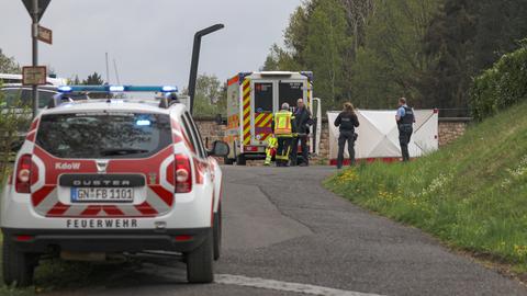 Unfallstelle in Brachttal