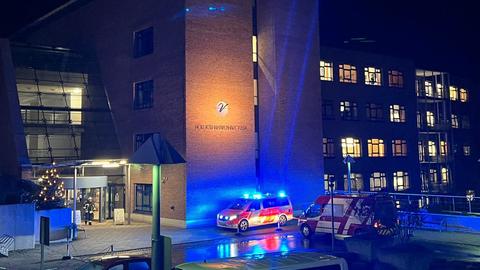 Feuerwehreinsatz an Fuldaer Krankenhaus