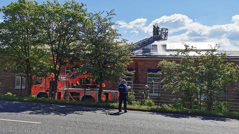 Feuerwehr-Einsatz bei Brand an Photovoltaik-Anlage in Bad Hersfeld