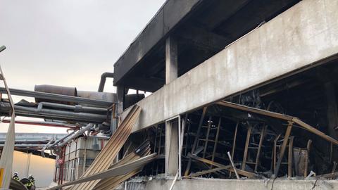 Brand in Tapetenfabrik