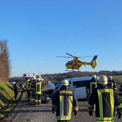 Unfallstelle auf L3010 bei Kefenrod (Wetterau)