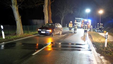 Unfallstelle bei Diemelsee (Waldeck-Frankenberg)