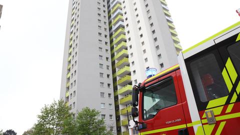 Feuerwehreinsatz in Langener Hochhaus