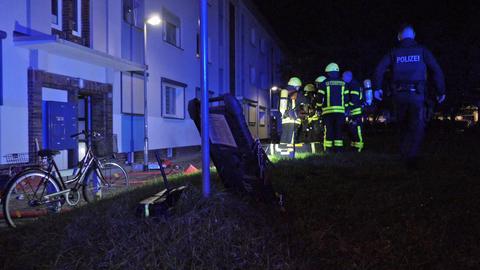 Feuerwehreinsatz in Frankfurt-Gallus