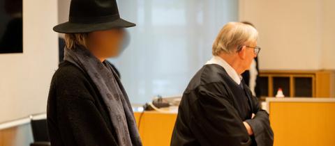 Die Angeklagte im Prozess vor dem Landgericht Fulda.