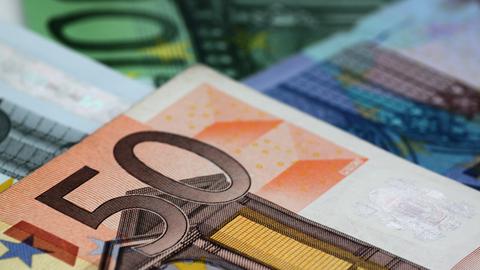 Geld Euroscheine Sujet