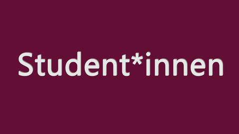 Student*innen steht auf einem sonst leeren Bild. 