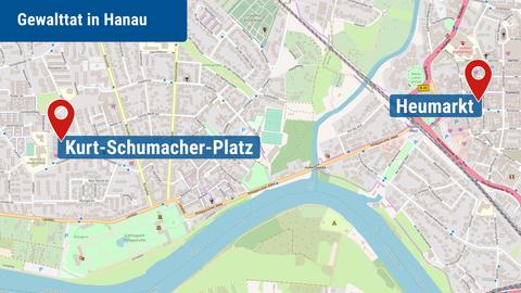 Tatorte in Hanau