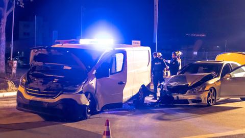 Unfallstelle in Hanau