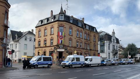 Polizei in Frankfurt-Heddernheim