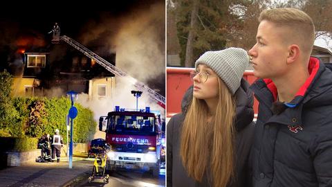 Malte Roschild und Lilly Huss haben bei einem Brand alles verloren.