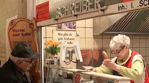 Ilse Schreiber in der Kleinmarkthalle