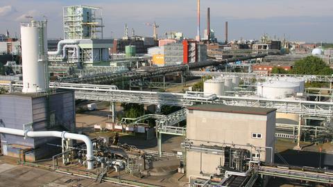Der Industriepark in Frankfurt Höchst