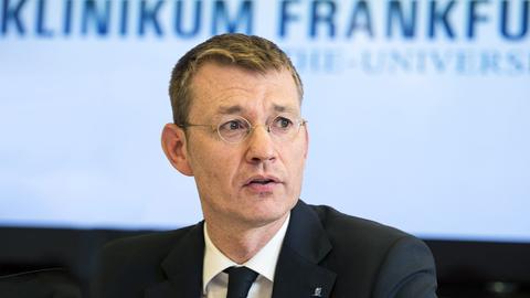 Der ärztliche Direktor und Vorstandsvorsitzende des Universitätsklinikum Frankfurt, Prof. Jürgen Graf